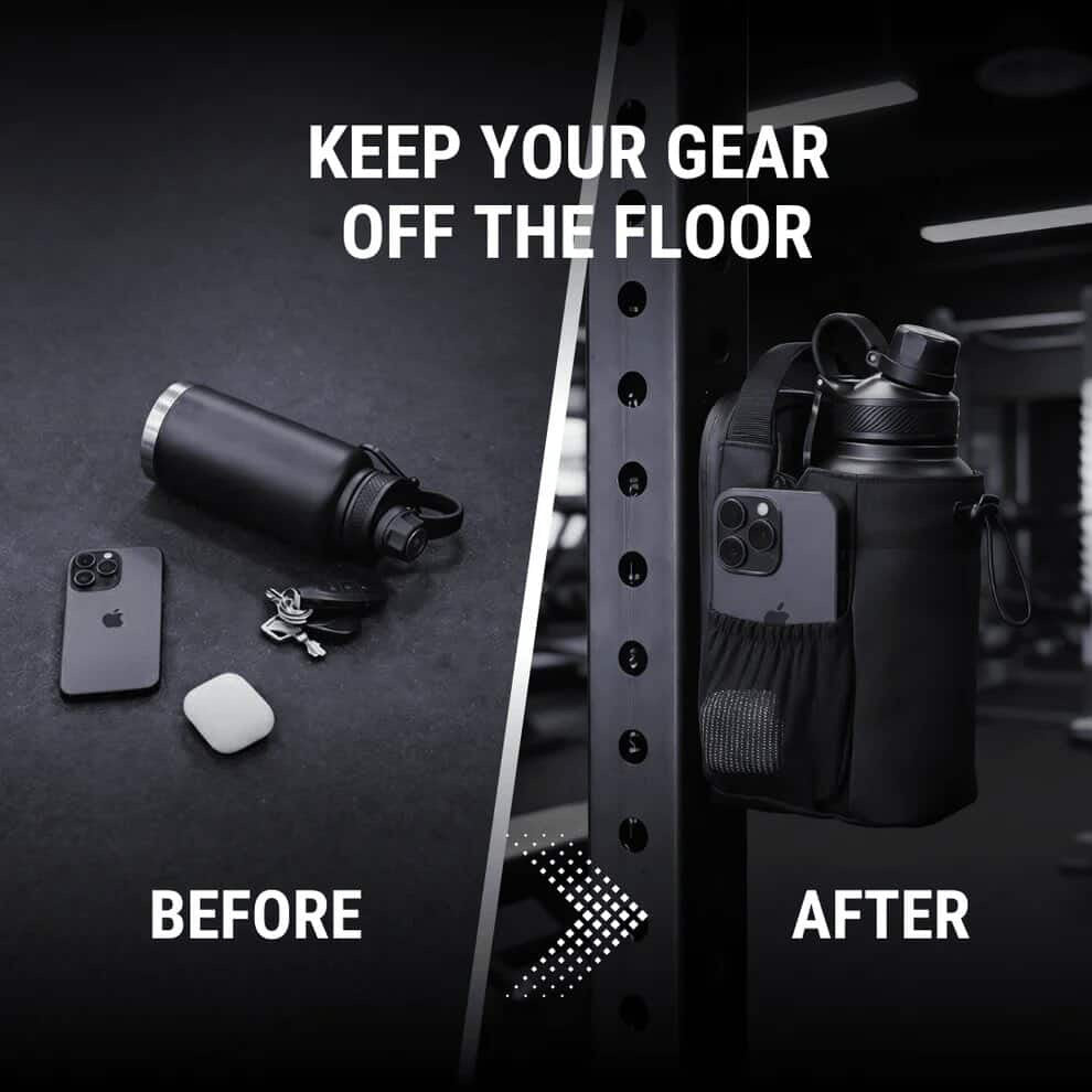 Magnepark Magnetic Fitness Storage Bag – Mounts to Any Gym
