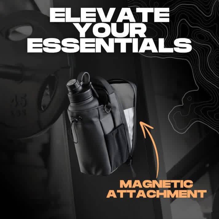Magnepark Magnetic Fitness Storage Bag – Mounts to Any Gym